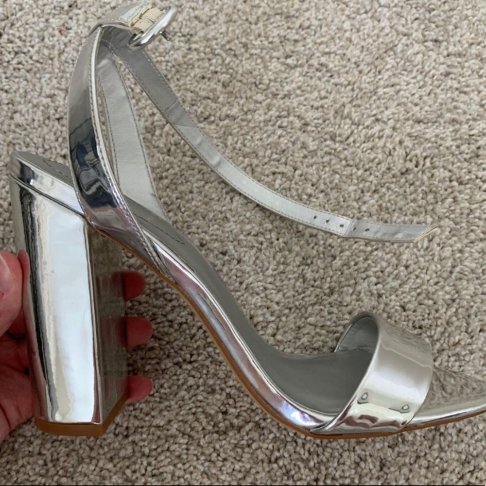 Silver heels